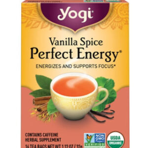 Yogi Perfect Energy Tea Vanilla Spice 16 Count - 1.12 Oz