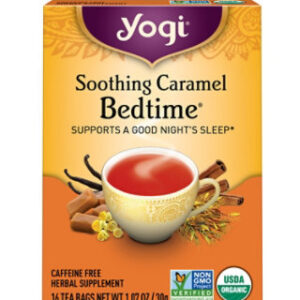 Yogi Herbal Supplement Tea Bedtime Soothing Caramel 16 Count - 1.07 Oz