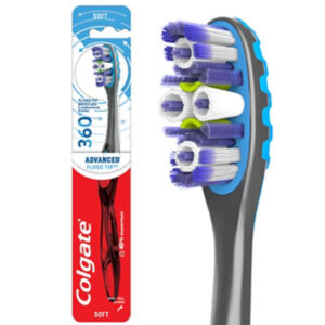 Colgate 360?Advanced Floss Tip Bristles Manual Toothbrush Soft - Each