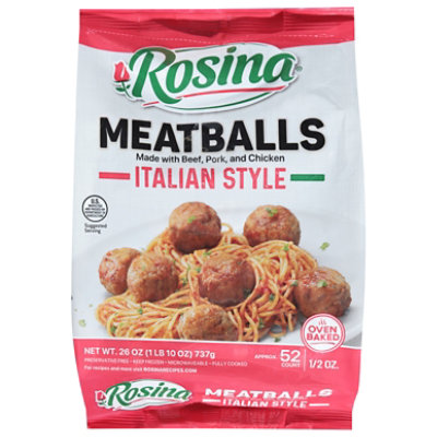 Rosina Italian Style Meatballs - 26 Oz