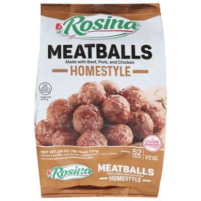 Rosina Home Style Meatballs - 26 Oz