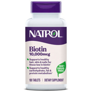 Natrol Maximum Strength Biotin 10000mg - 100 Count