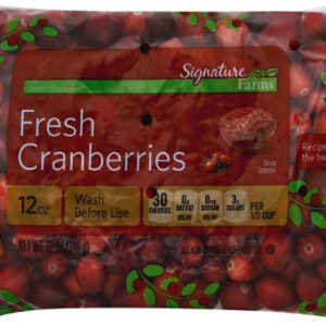 Signature SELECT/FARMS Cranberries Prepacked Bag Fresh - 12 Oz