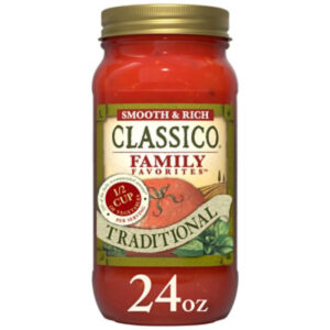 Classico Family Favorites Traditional Smooth & Rich Pasta Sauce - 24 Oz