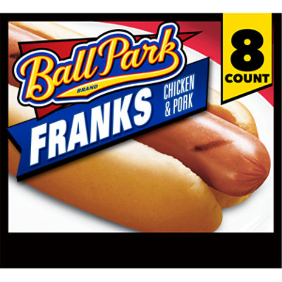 Ball Park Classic Hot Dogs Original Length 8 Count