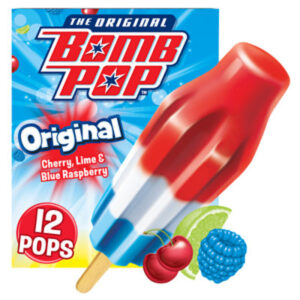 Bomb Pop Original Ice Pop - 12 Count