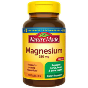 Nature Made Magnesium Oxide 250 mg Tablets - 200 Count