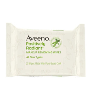 Aveeno Active Naturals Positively Radiant Makeup Removing Wipes - 25 Count