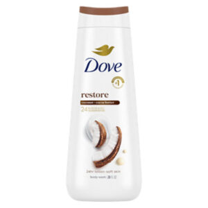 Dove Restoring Coconut and Cocoa Butter Body Wash - 20 Oz