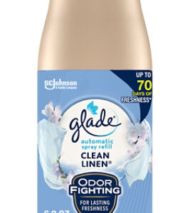 Glade Clean Linen Automatic Spray Air Freshener Refill - 6.2 Oz