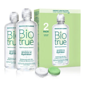 Biotrue Contact Lens Solution Multi-Purpose Lens Case Included  Multipack - 2-10 Fl. Oz.