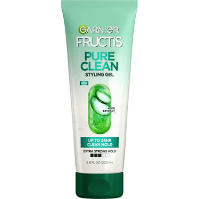 Garnier Fructis Style Pure Clean Styling Gel Up to 24HR Clean Hold - 6.8 Fl. Oz.