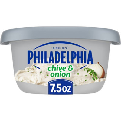 Philadelphia Chive & Onion Cream Cheese Spread - 7.5 Oz