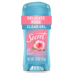Secret Fresh Clear Gel Antiperspirant Deodorant Rose Scent - 2.6 Oz