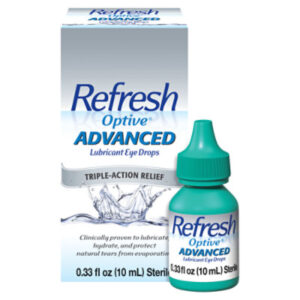 Refresh Optive Advanced Preserved Tears Lubricant Eye Drops - 0.33 Fl. Oz.