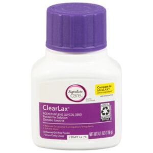 Signature Select/Care ClearLax Powder For Solution Polyethylene Glycol 3350 Osmotic Laxative - 4.1 Oz