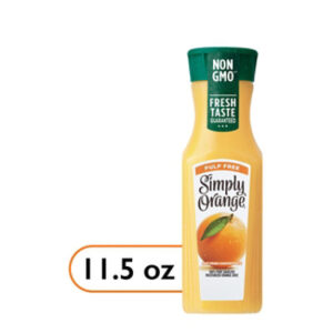 Simply Orange Juice Pulp Free - 11.5 Fl. Oz.