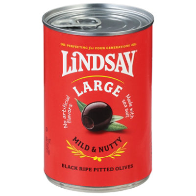 Lindsay Olives Pitted California Ripe Large - 6 Oz