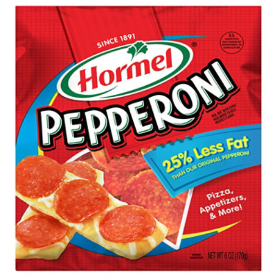 Hormel Pepperoni Less Fat Pillow Pack - 7 Oz