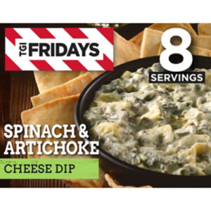 TGI Fridays Spinach & Artichoke Cheese Dip Frozen Snack - 8 Oz