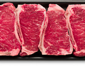 USDA Choice Beef Top Loin New York Strip Steak Bone-In Value Pack - 3.5 Lb