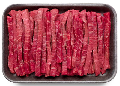 USDA Stir Fry Choice Beef Round Strips - 1 Lb