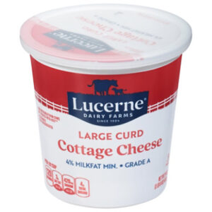Lucerne Cottage Cheese 4% Large Curd - 24 Oz