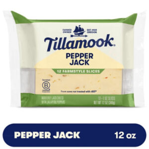 Tillamook Cheese Slices Pepper Jack Farmstyle Thick Cut - 12 Oz