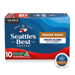 Seattles Best Coffee Coffee K-Cup Pods Medium Roast House Blend - 10 Count