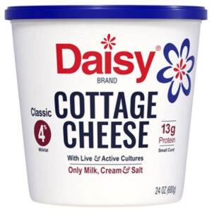 Daisy Cheese Cottage Small Curd 4% Milkfat Minimum - 24 Oz