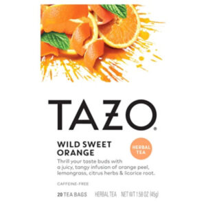 TAZO Tea Bags Herbal Tea Wild Sweet Orange - 20 Count