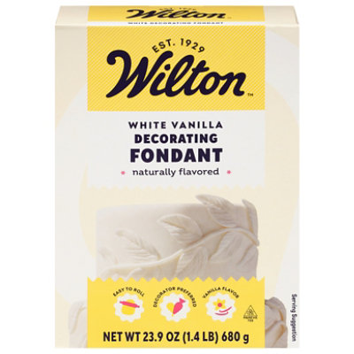 Wilton Decorator Preferred Fondant White Vanilla - 24 Oz