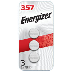 Energizer 357 1.5 Volt Silver Oxide Button Cell Batteries - 3 Count