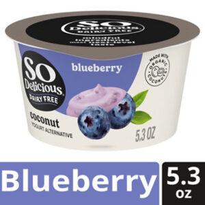 So Delicious Dairy Free Blueberry Coconut Milk Yogurt Cup - 5.3 Oz
