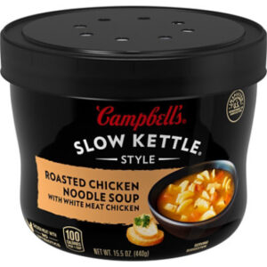 Campbell's Slow Kettle Roasted Chicken Noodle Soup with White Meat Chicken - 15.5 Oz