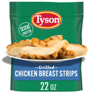 Tyson Frozen Grilled Chicken Breast Strips - 22 Oz