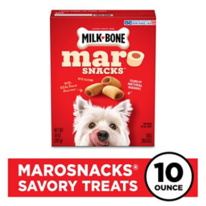 Milk-Bone MaroSnacks Dog Snacks For All Sizes With Real Bone Marrow Box - 10 Oz