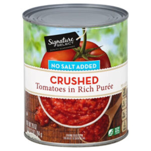 Signature SELECT Crushed In Rich Puree No Salt Added Tomatoes - 28 Oz