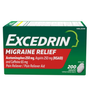 Excedrin Tablets Coated Caplets Migraine - 200 Count