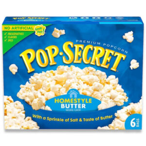 Pop Secret Homestyle Microwave Popcorn 6 Count - 3.2 Oz