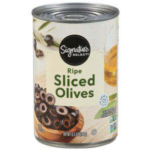 Signature SELECT Olives Sliced Ripe - 6.5 Oz