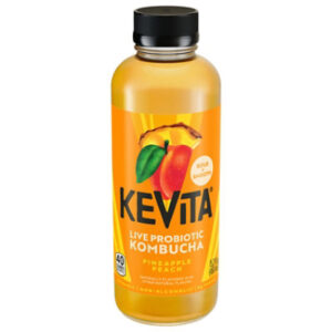 KeVita Master Brew Pineapple Peach Kombucha - 15.2 Fl. Oz