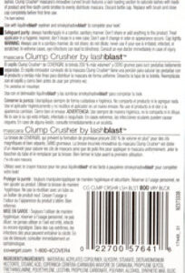 COVERGIRL Lashblast Mascara Clump Crusher Very Black 800 - 0.44 Fl. Oz.