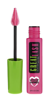 Maybelline Great Lash Lots Of Lashes Washable Mascara Very Black - 0.43 Fl. Oz.