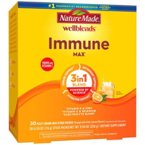 Nature Made Wellblends Immunemax Fizzy Drink Mix Stick Packs - 30 Count