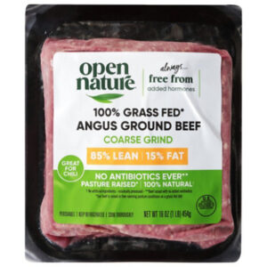 Open Nature 85% Lean Ground Beef Chili 15% Fat - 16 Oz