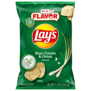 Lays Potato Chips Sour Cream & Onion - 7.75 Oz