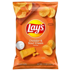 Lays Potato Chips Cheddar & Sour Cream - 7.75 Oz