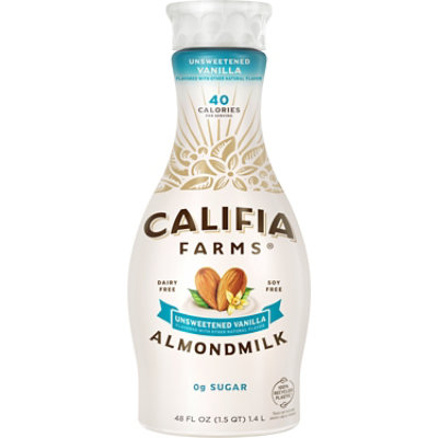 Califia Farms Unsweetened Vanilla Almond Milk - 48 Fl. Oz.