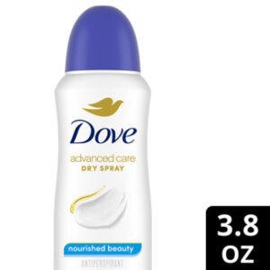 Dove Advanced Care Antiperspirant Deodorant Dry Spray Nourished Beauty - 3.8 Oz